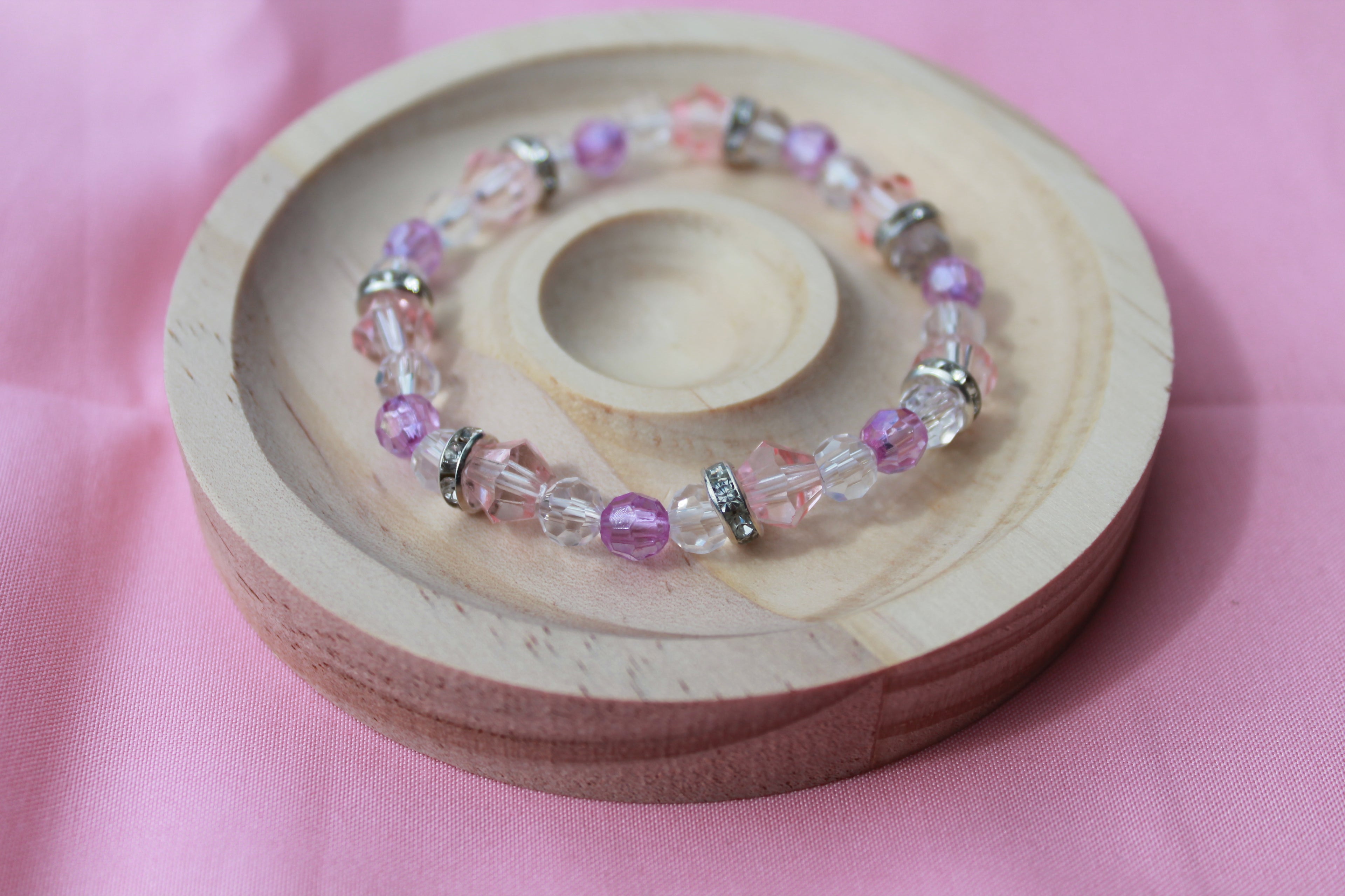 Handmade Beaded Bracelets | Colourful Crystal Gemstone Stretch Jewellery