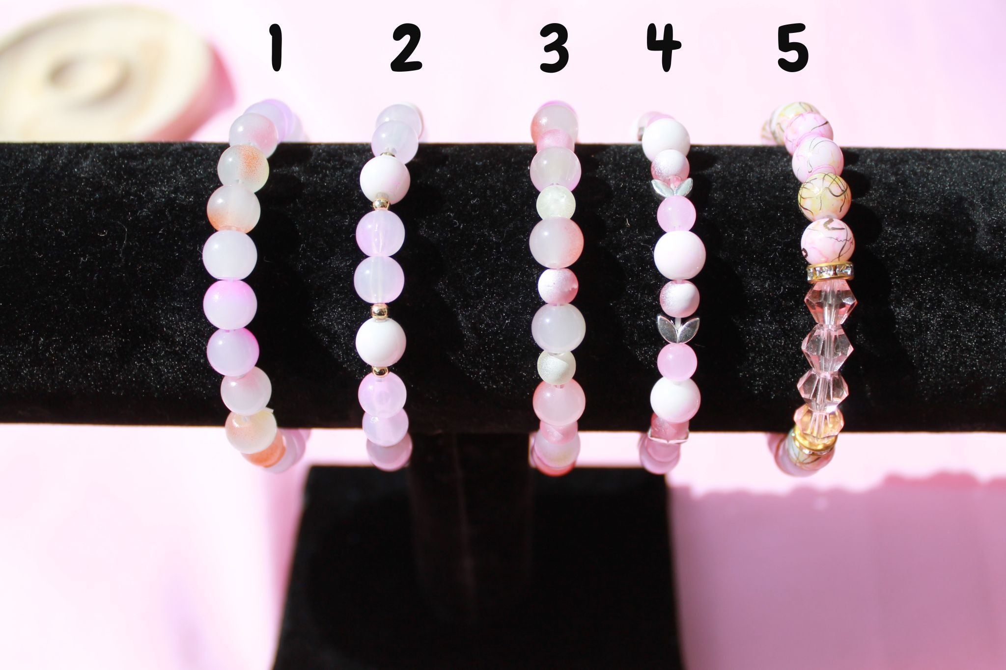 Handmade Beaded Bracelets | Colourful Crystal Gemstone Stretch Jewellery
