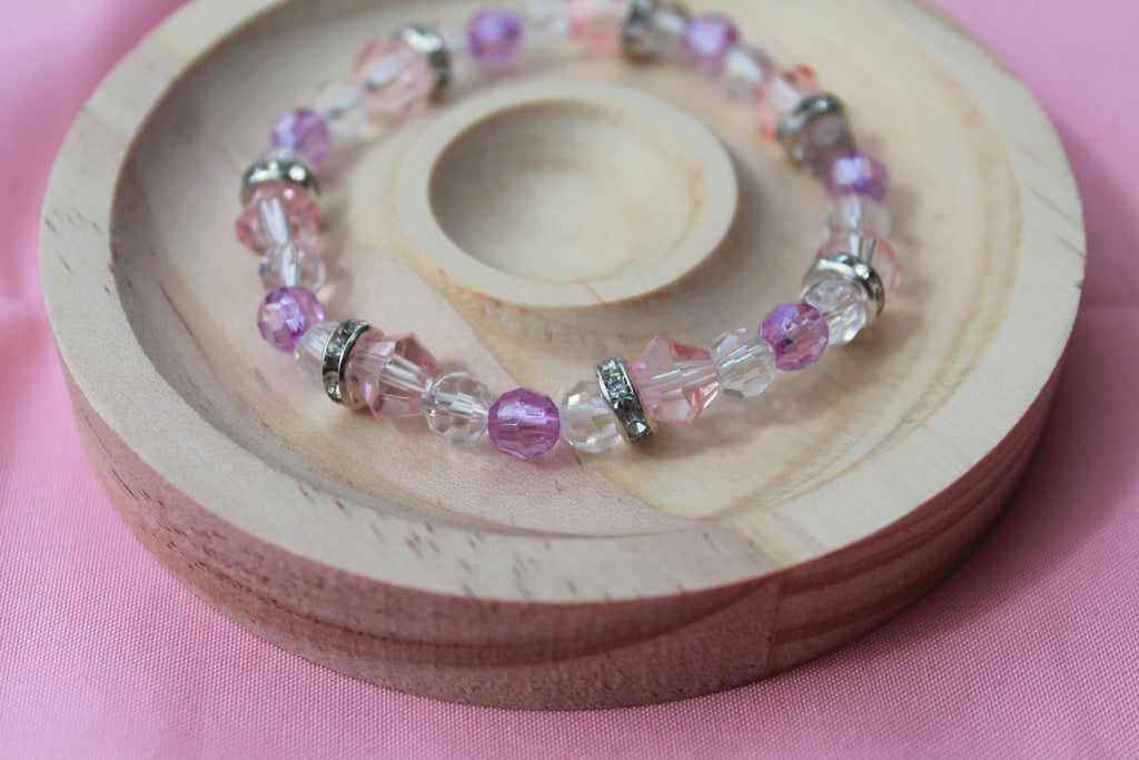 Handmade Beaded Bracelets | Colourful Crystal Gemstone Stretch Jewellery