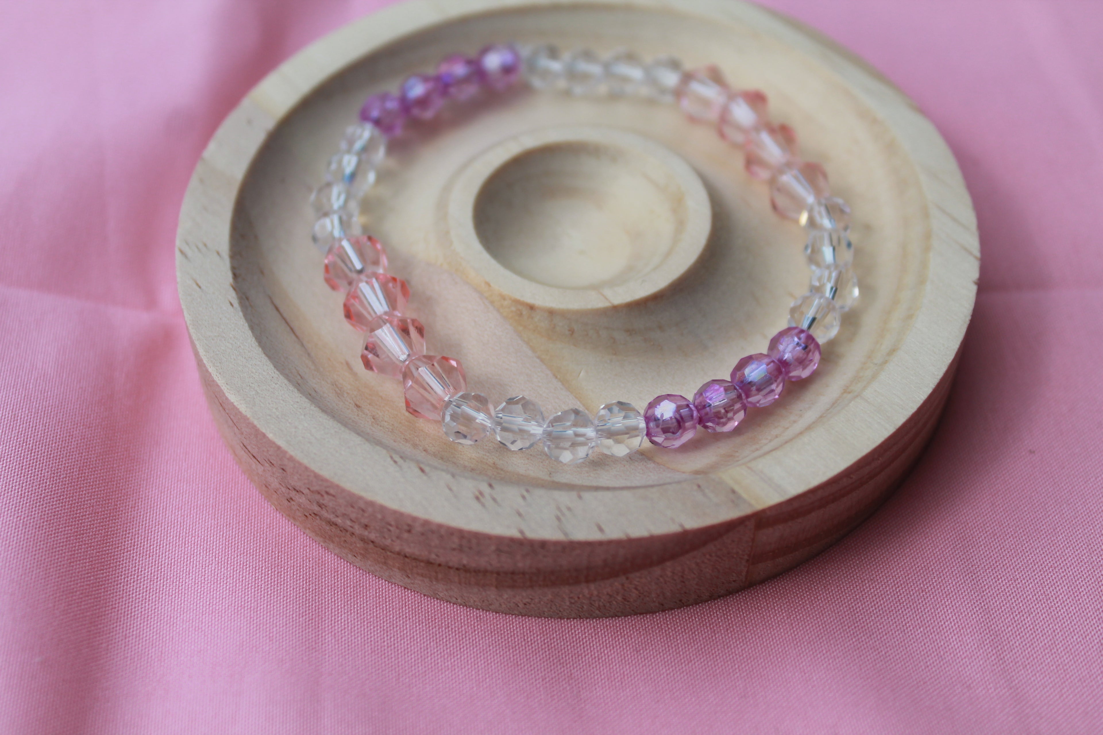 Handmade Beaded Bracelets | Colourful Crystal Gemstone Stretch Jewellery