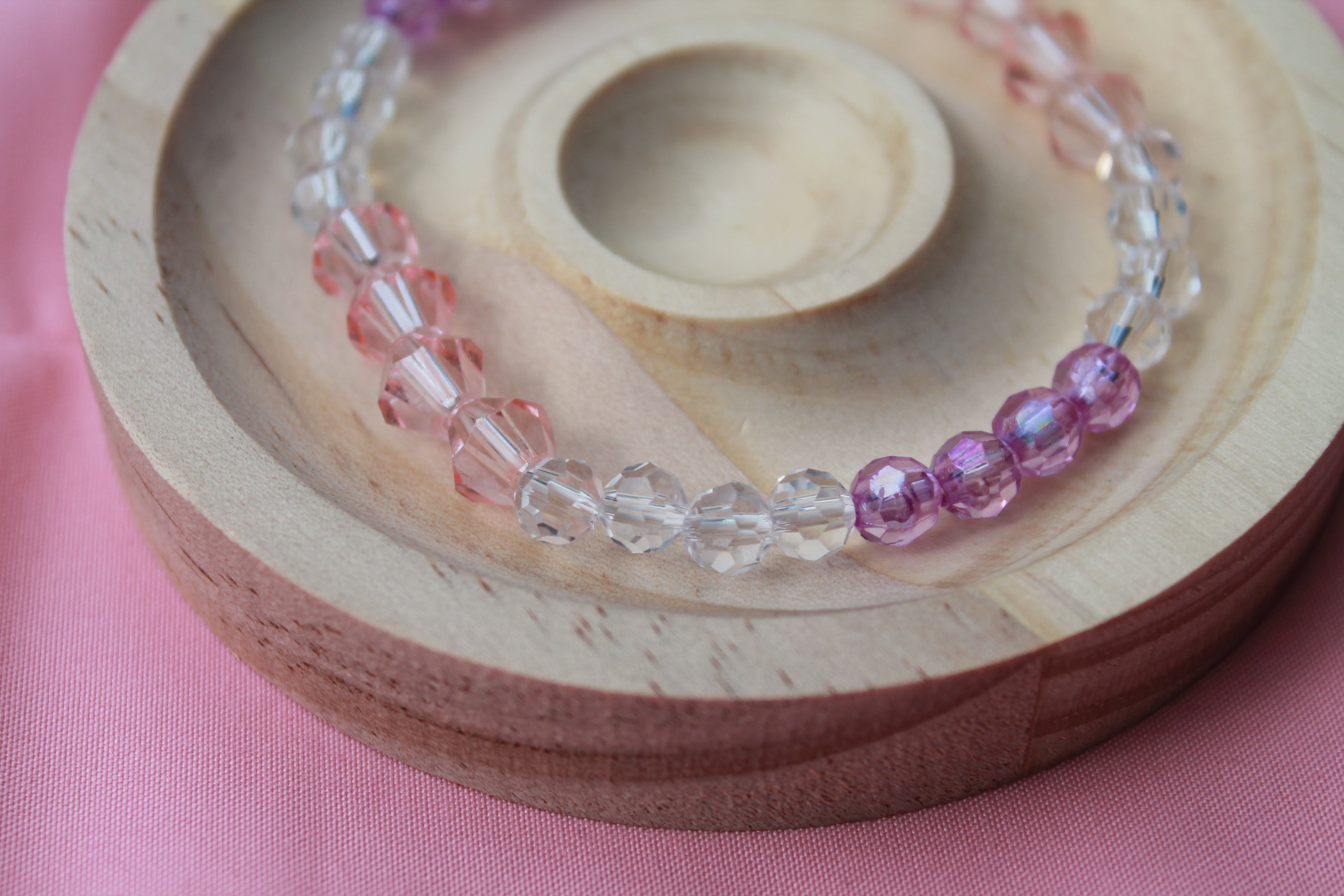 Handmade Beaded Bracelets | Colourful Crystal Gemstone Stretch Jewellery