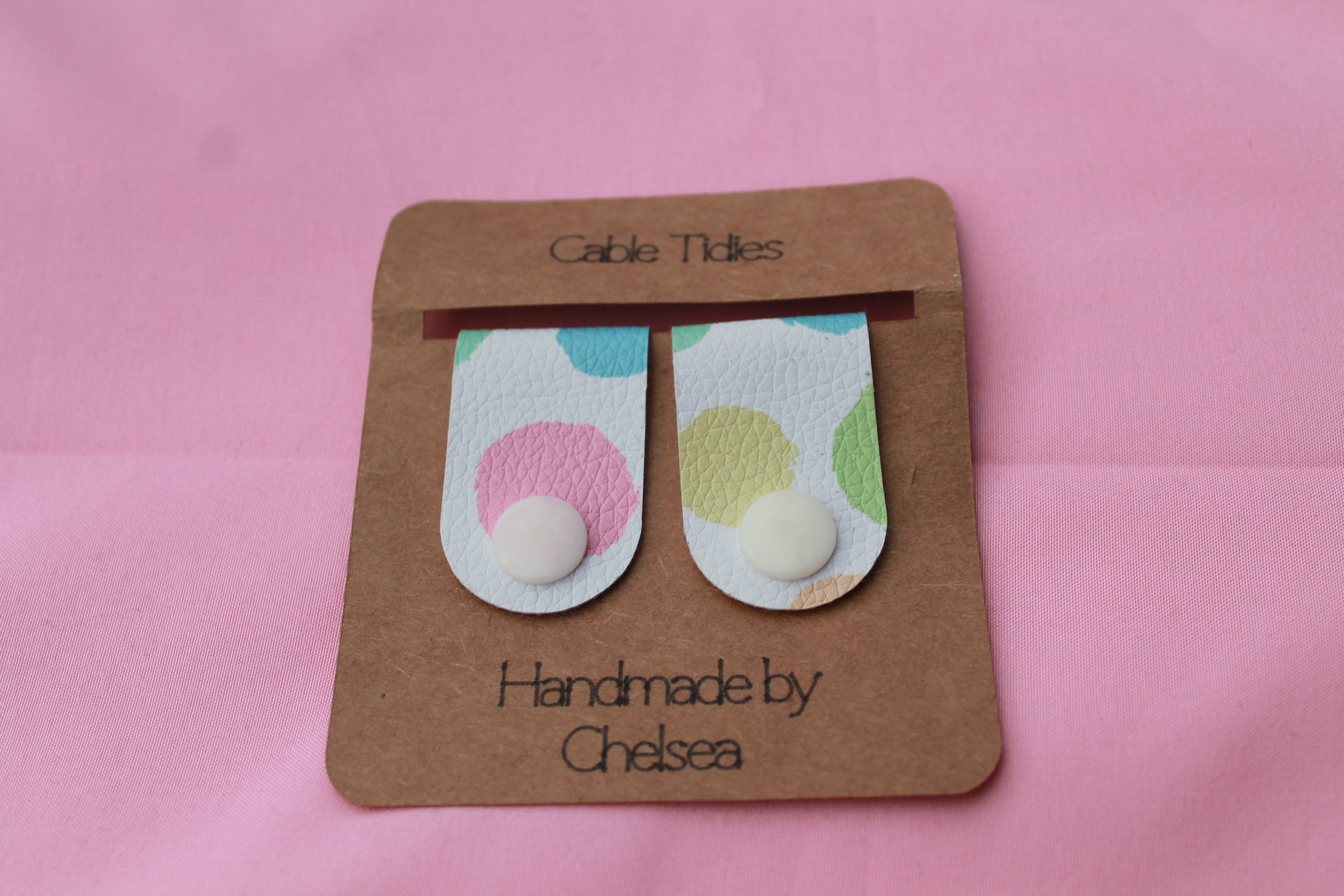 Handmade Floral Cable Tidies | Cord Organisers, Wraps, Desk Accessories