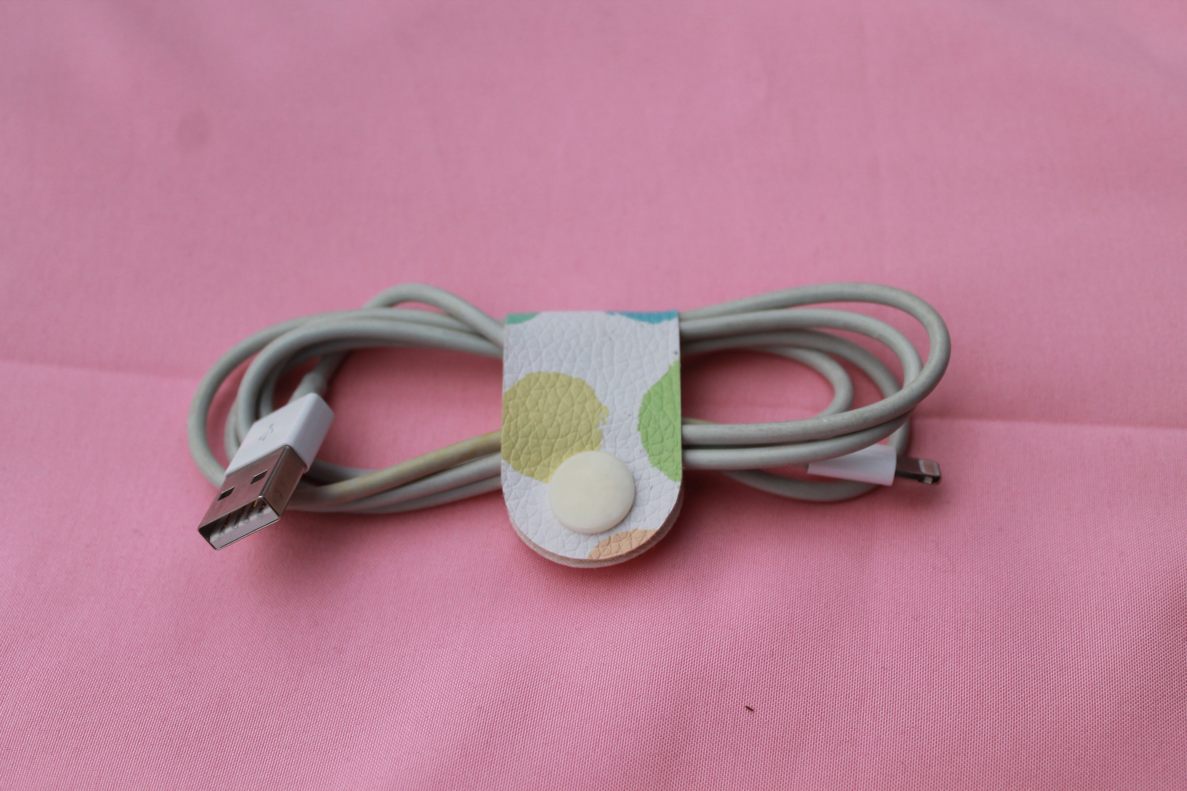 Handmade Floral Cable Tidies | Cord Organisers, Wraps, Desk Accessories