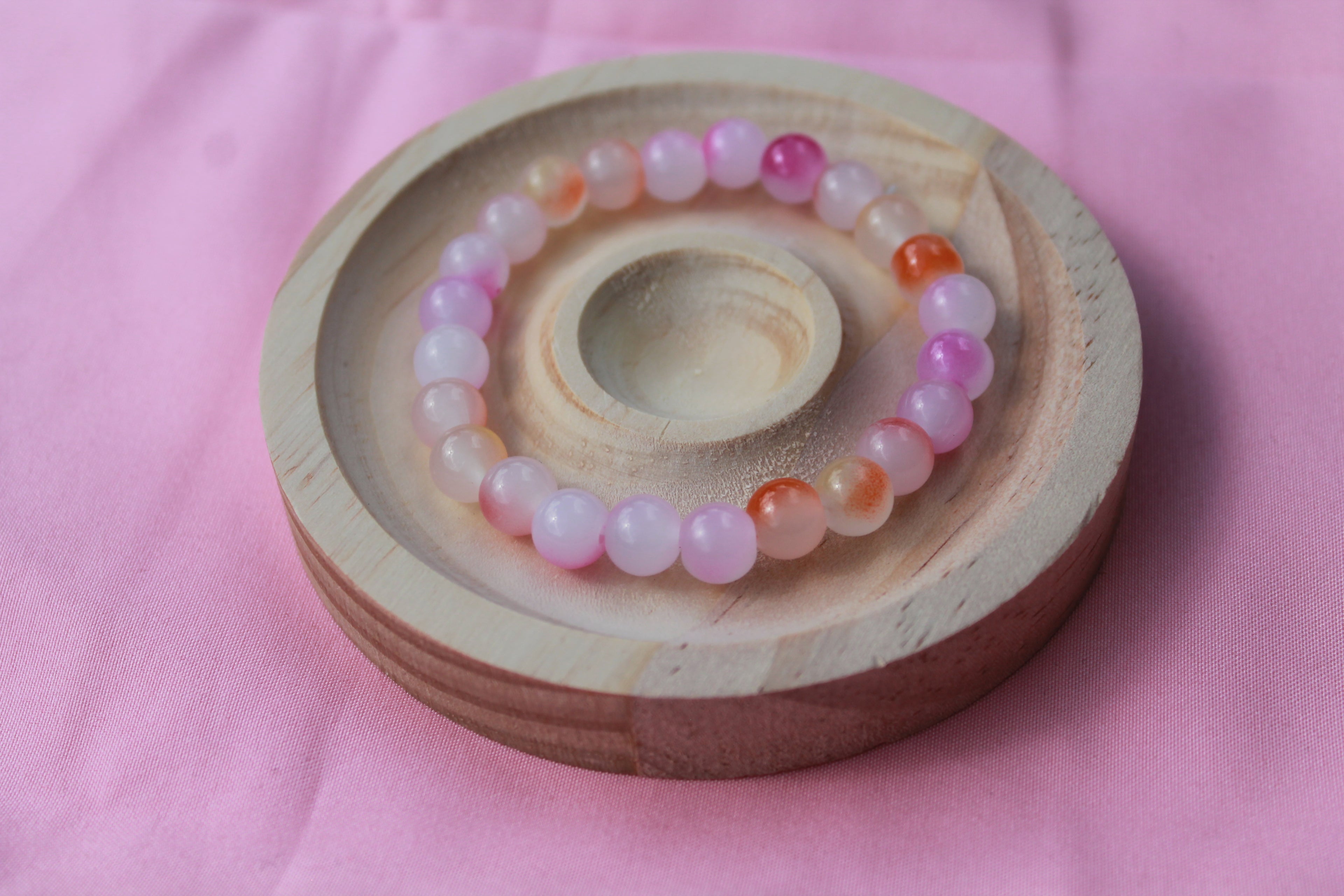 Handmade Beaded Bracelets | Colourful Crystal Gemstone Stretch Jewellery