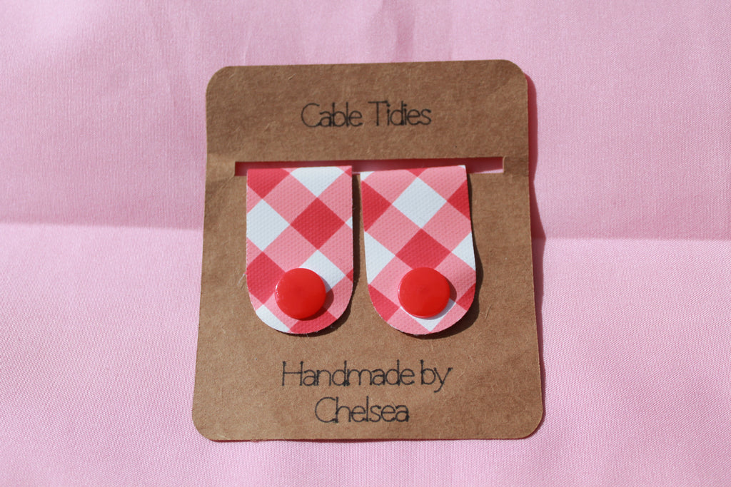 Handmade Cable Tidies | Cute Cord Organisers | Headphone & Charger Cable Wrap | Desk Accessories | Gift Idea
