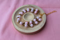 Handmade Cherry Pastel Beaded Bracelets | Adjustable Extension Clasp Jewellery
