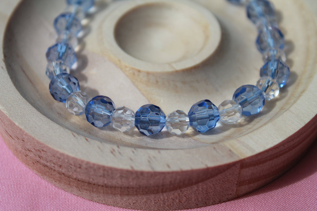 Handmade Beaded Bracelets | Colourful Crystal Gemstone Stretch Jewellery