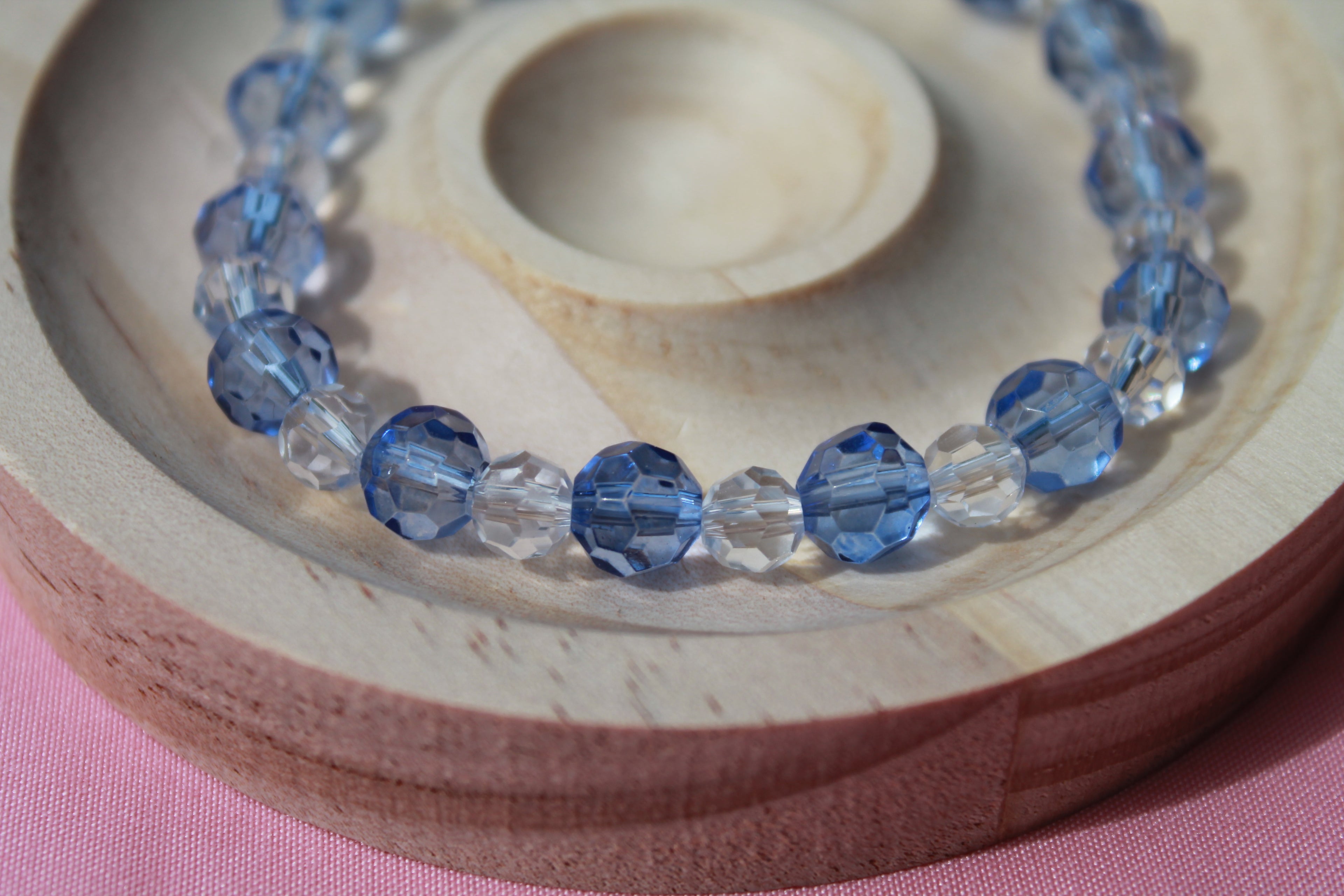 Handmade Beaded Bracelets | Colourful Crystal Gemstone Stretch Jewellery