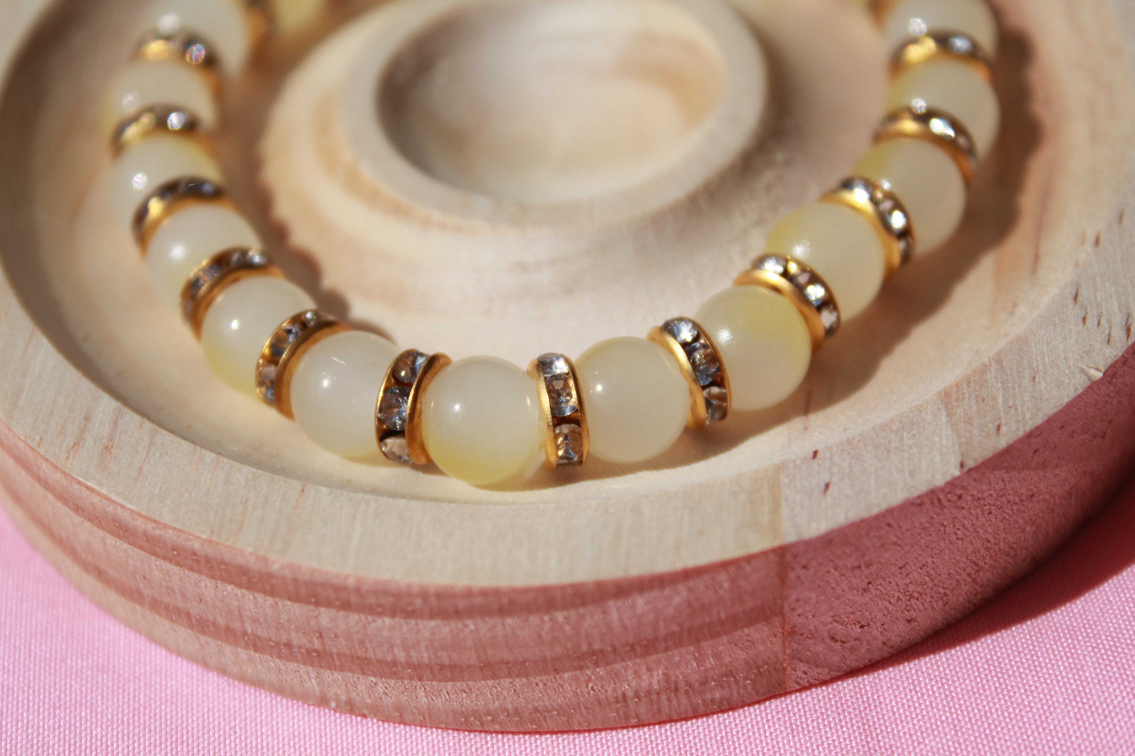 Handmade Beaded Bracelets | Colourful Crystal Gemstone Stretch Jewellery
