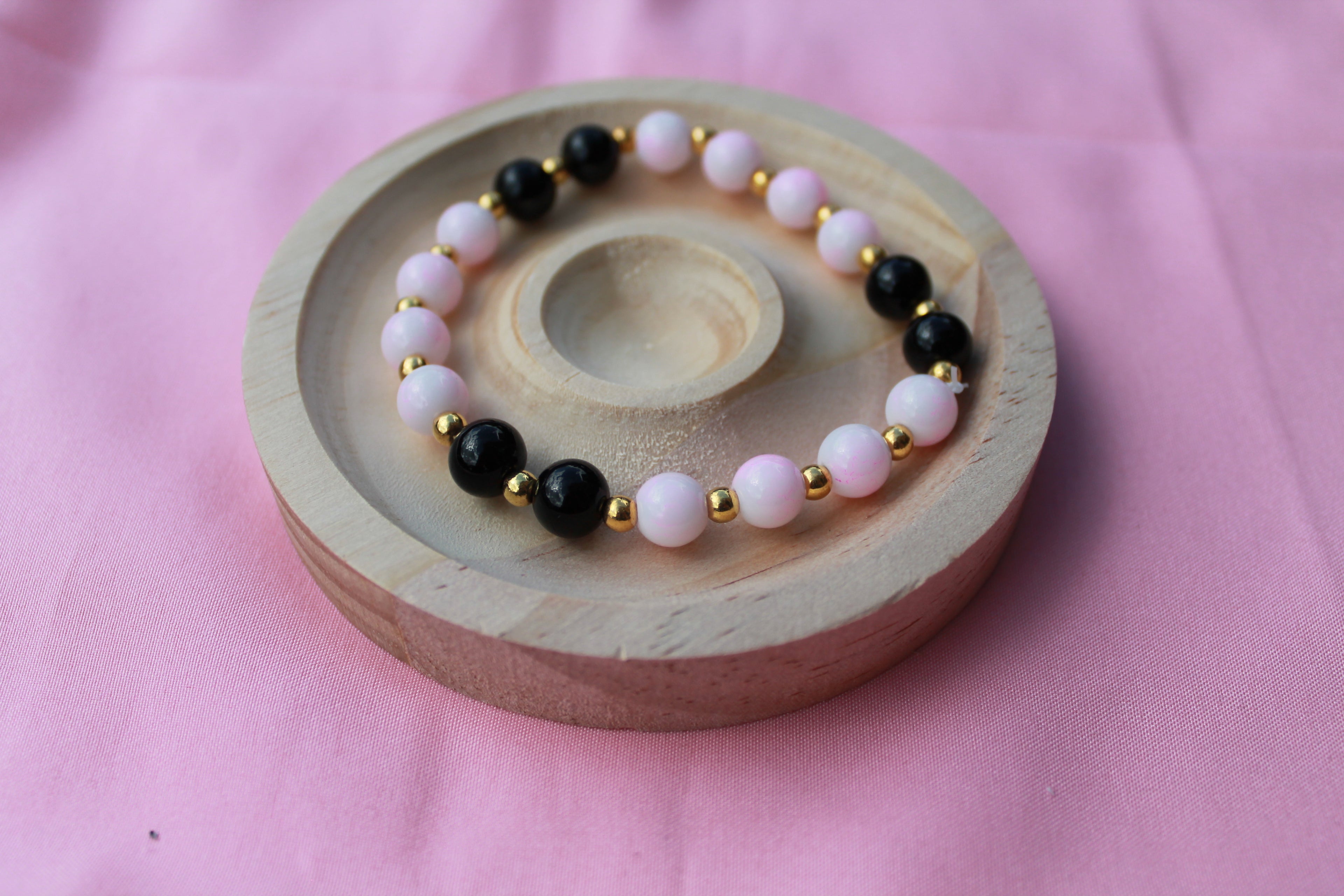 Handmade Beaded Bracelets | Colourful Crystal Gemstone Stretch Jewellery