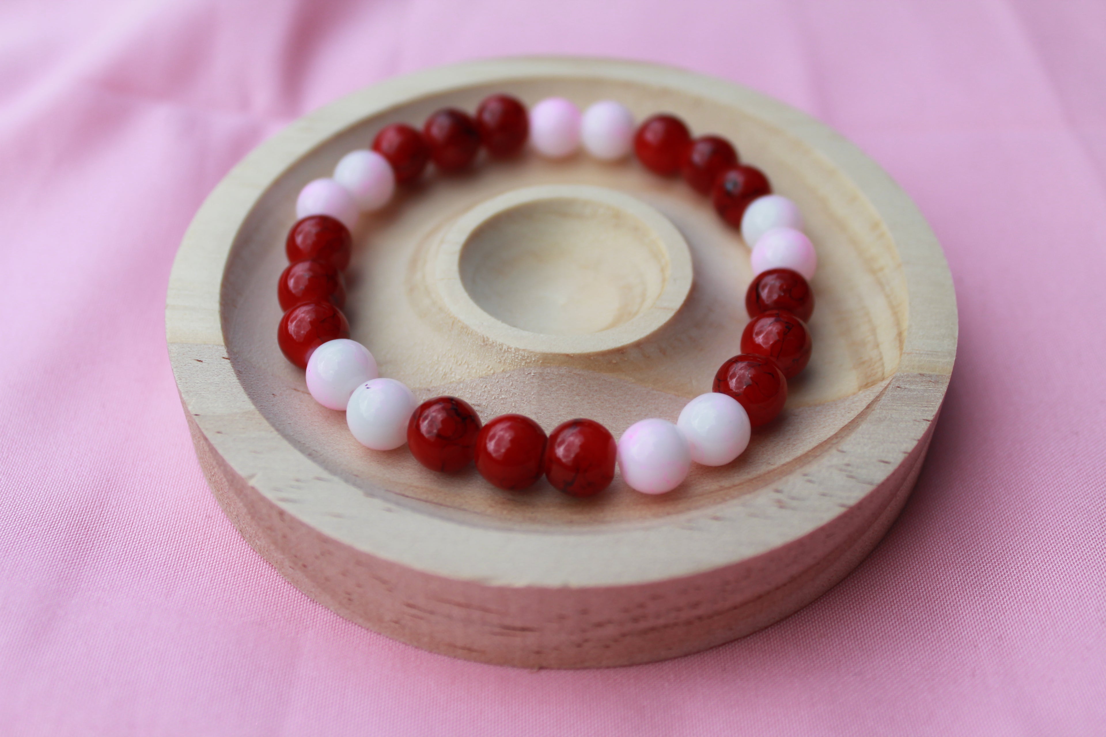 Handmade Beaded Bracelets | Colourful Crystal Gemstone Stretch Jewellery