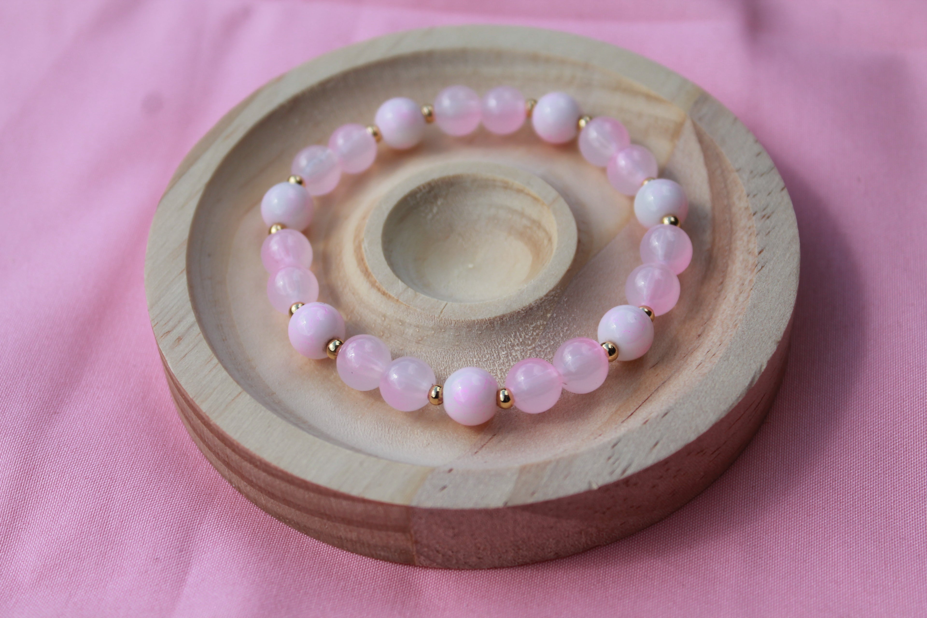 Handmade Beaded Bracelets | Colourful Crystal Gemstone Stretch Jewellery