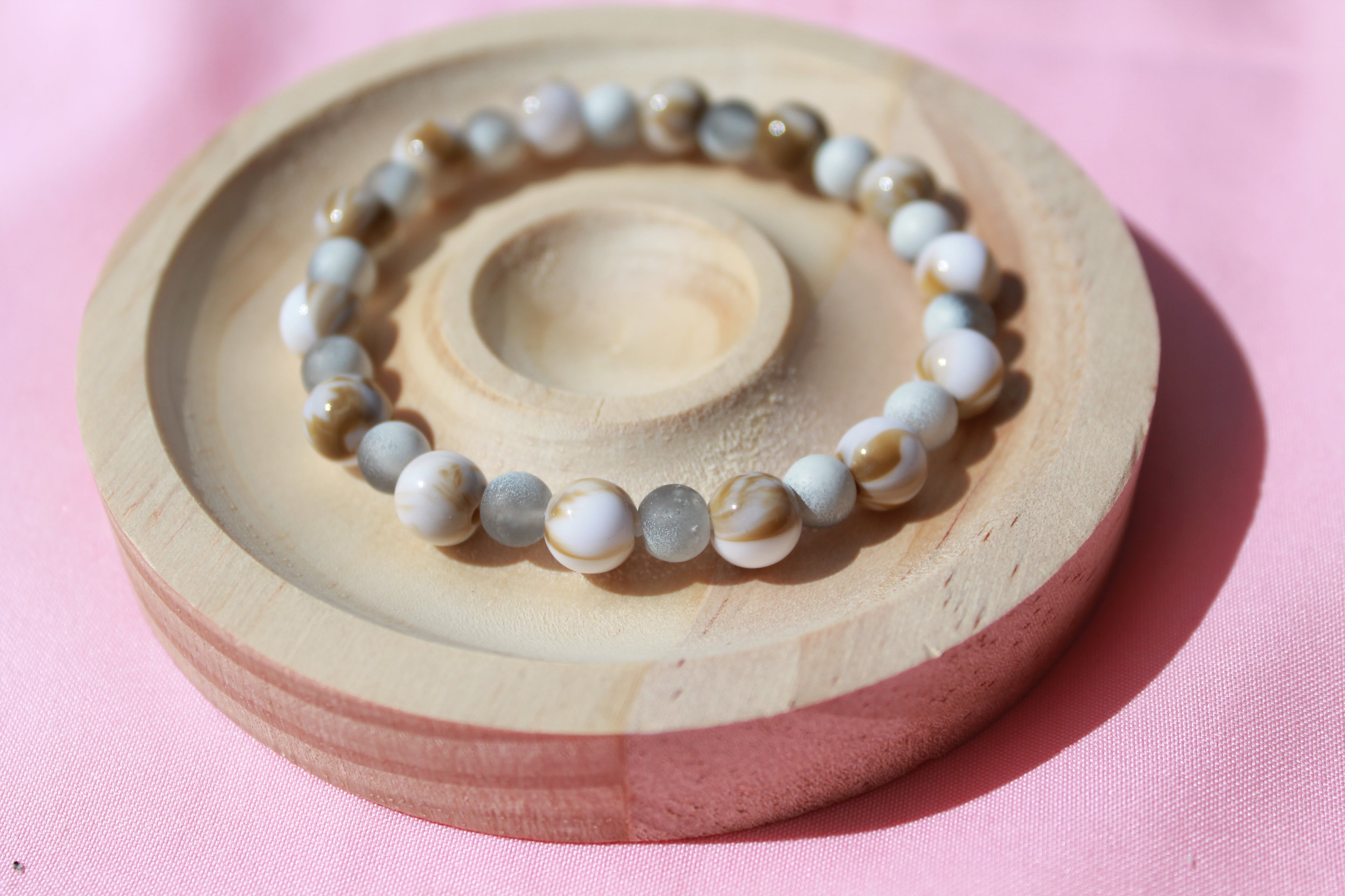 Handmade Beaded Bracelets | Colourful Crystal Gemstone Stretch Jewellery