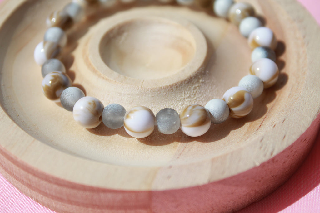 Handmade Beaded Bracelets | Colourful Crystal Gemstone Stretch Jewellery