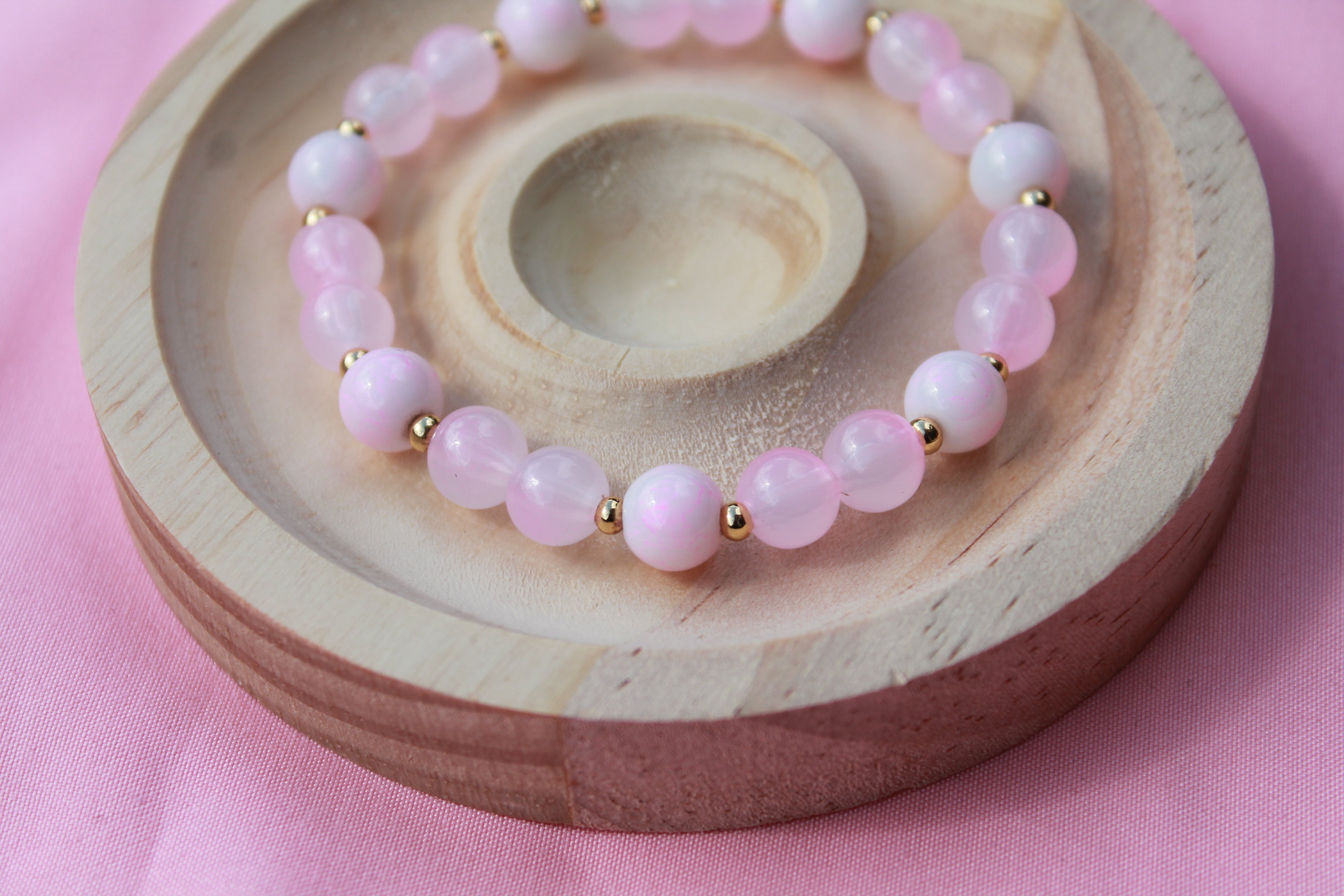Handmade Beaded Bracelets | Colourful Crystal Gemstone Stretch Jewellery