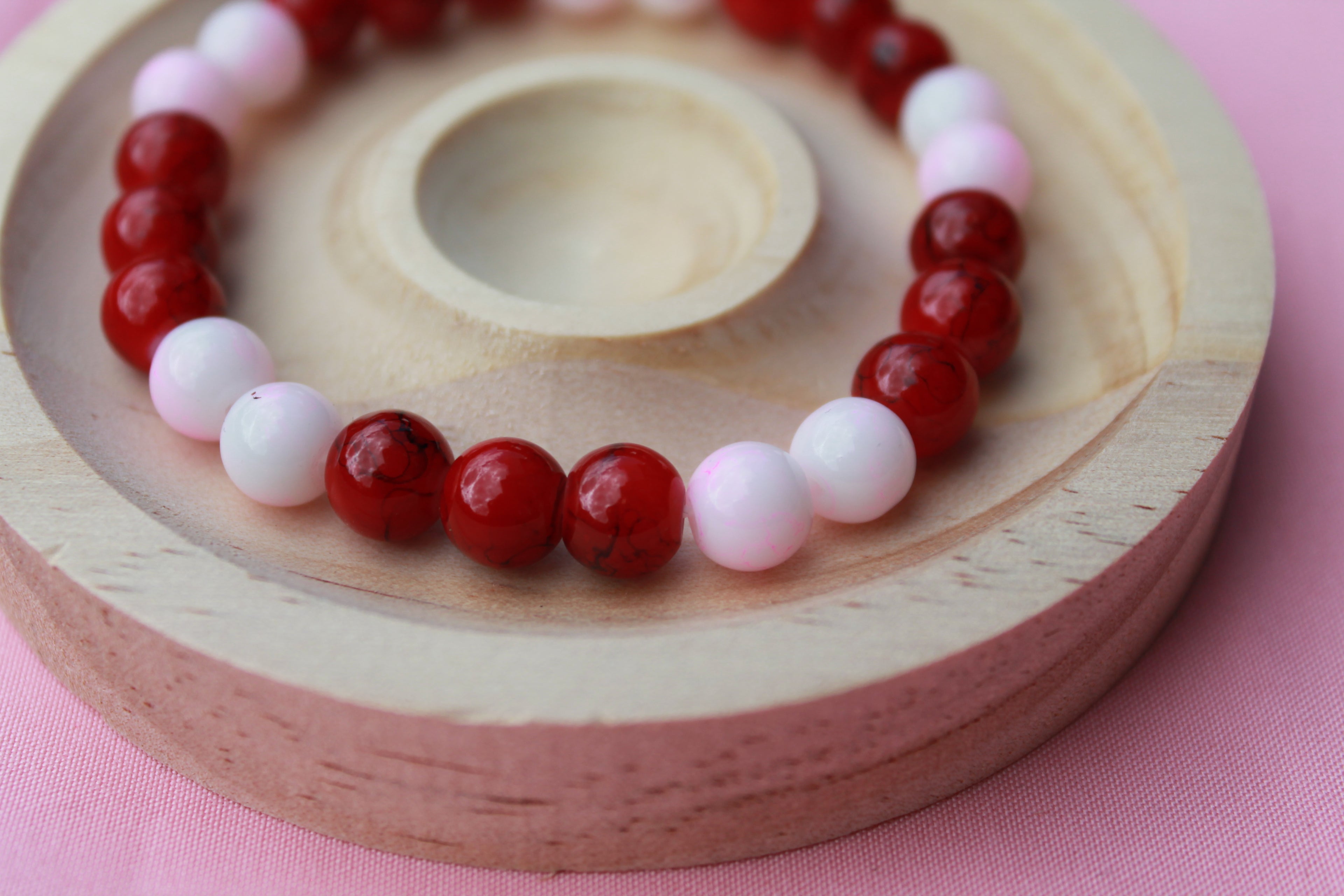 Handmade Beaded Bracelets | Colourful Crystal Gemstone Stretch Jewellery