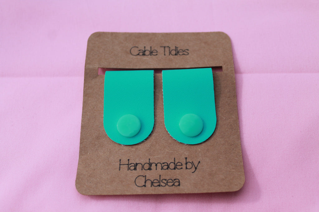 Handmade Cable Tidies | Cute Cord Organisers  Headphone & Charger Cable Wrap | Desk Accessories | Gift Idea