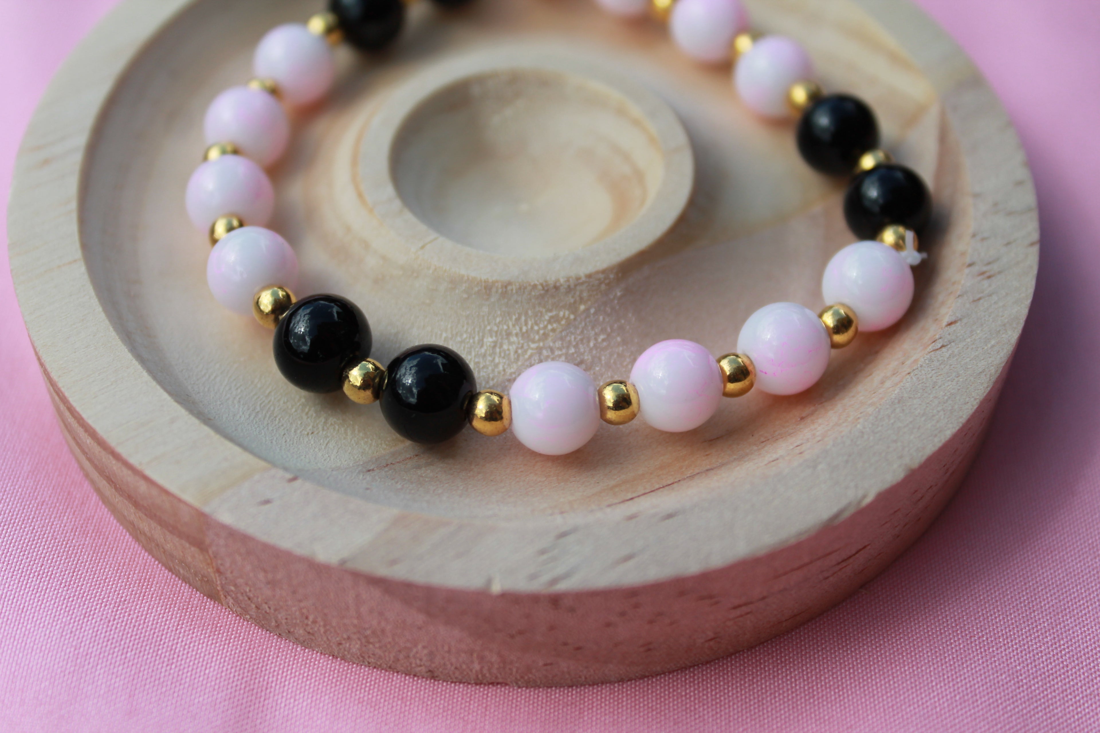 Handmade Beaded Bracelets | Colourful Crystal Gemstone Stretch Jewellery