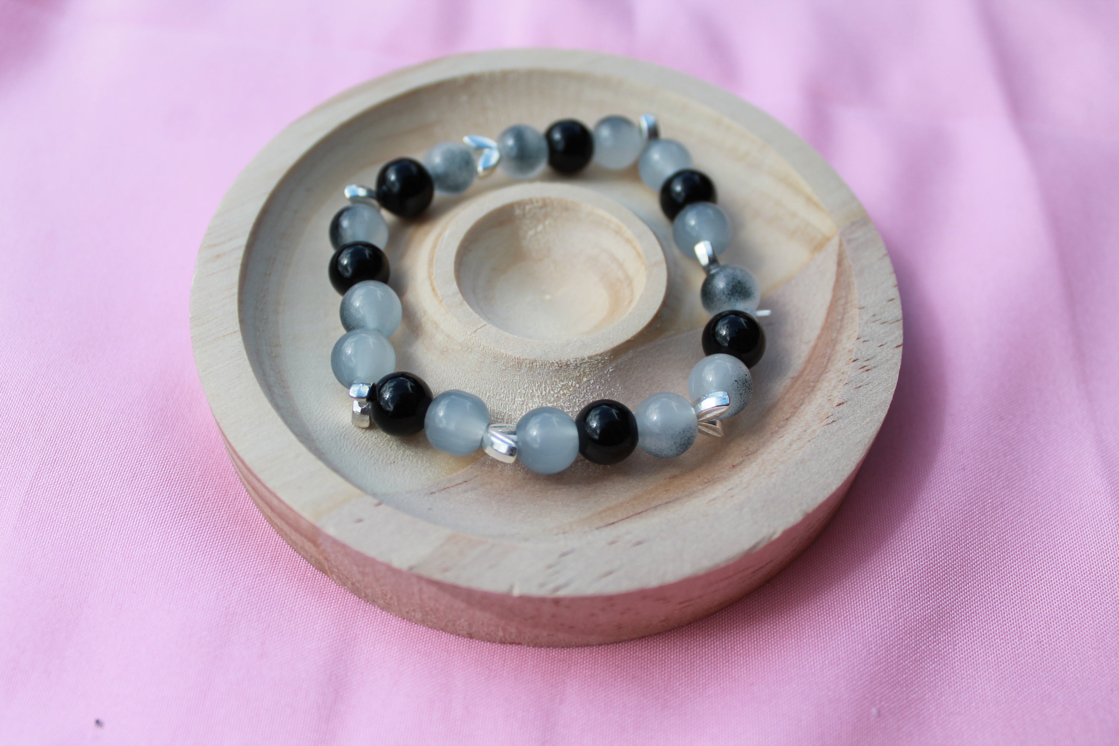 Handmade Beaded Bracelets | Colourful Crystal Gemstone Stretch Jewellery