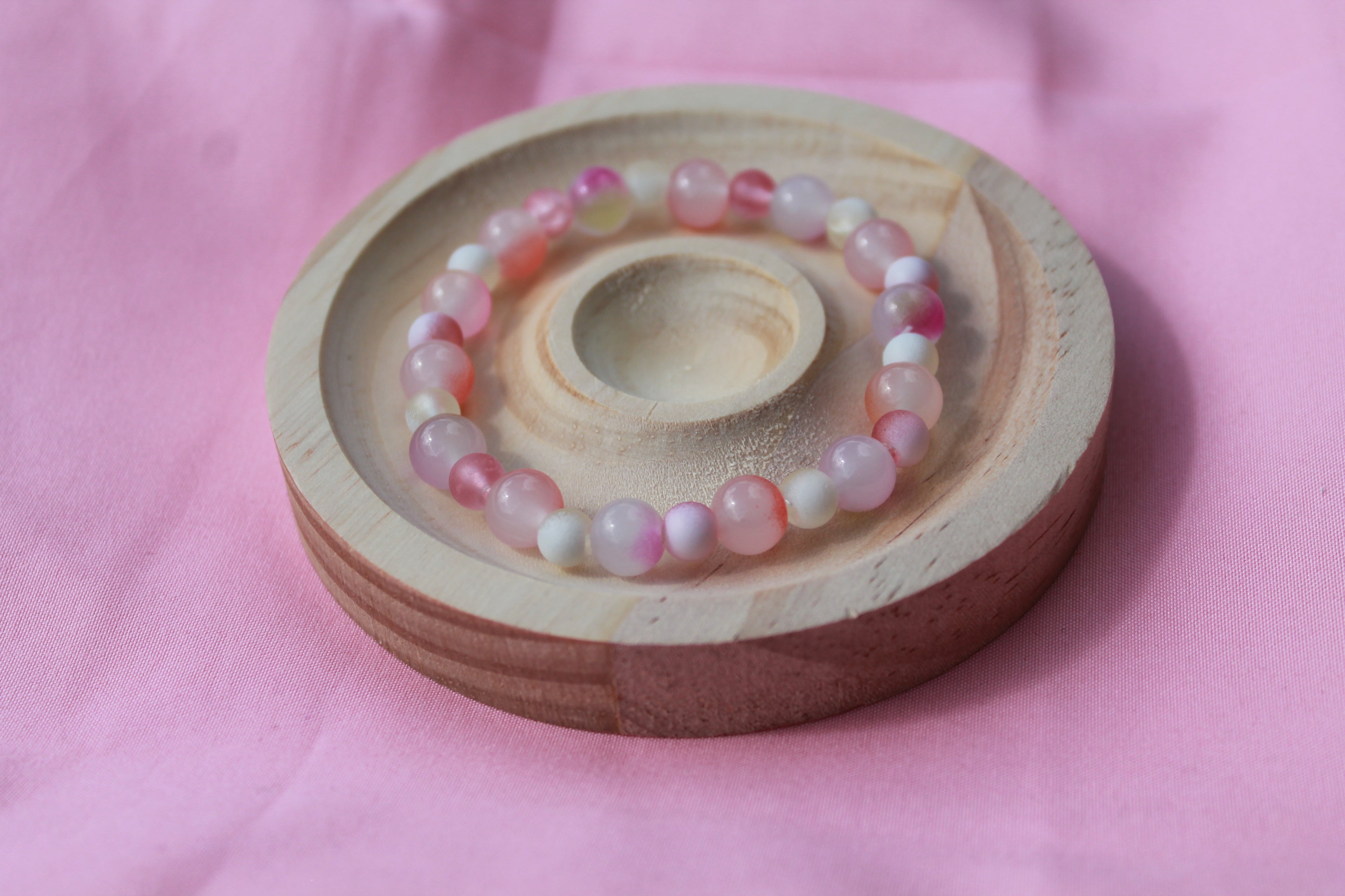 Handmade Beaded Bracelets | Colourful Crystal Gemstone Stretch Jewellery