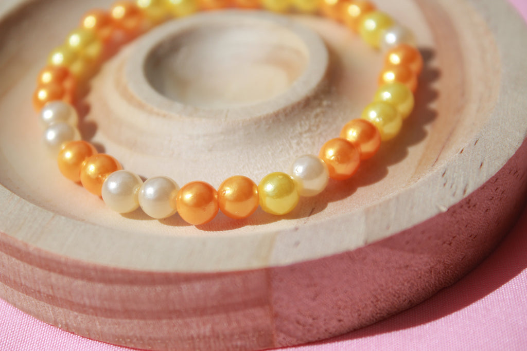 Handmade Beaded Bracelets | Colourful Crystal Gemstone Stretch Jewellery