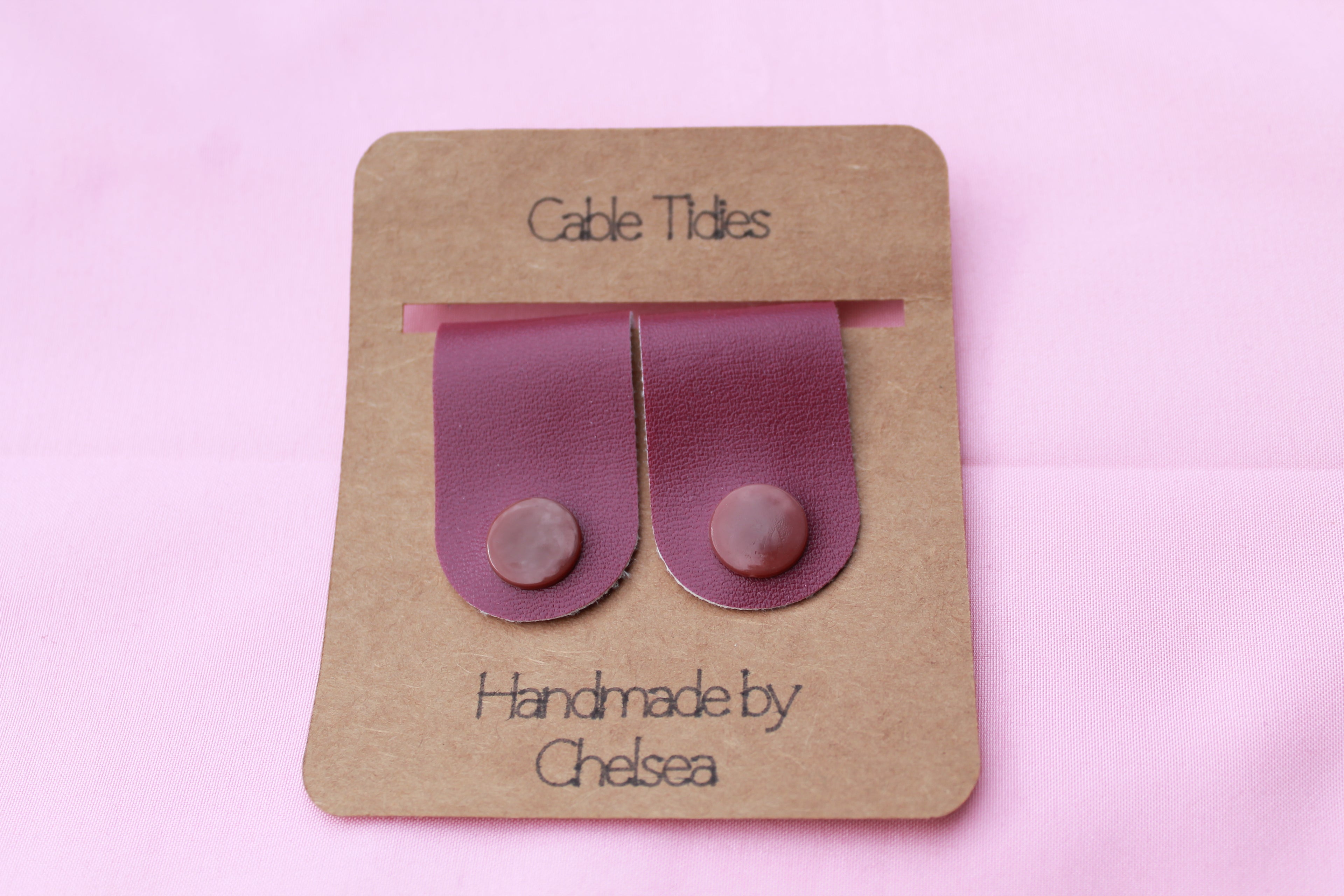 Handmade Cable Tidies | Cute Cord Organisers | Headphone & Charger Cable Wrap | Desk Accessories | Gift Idea