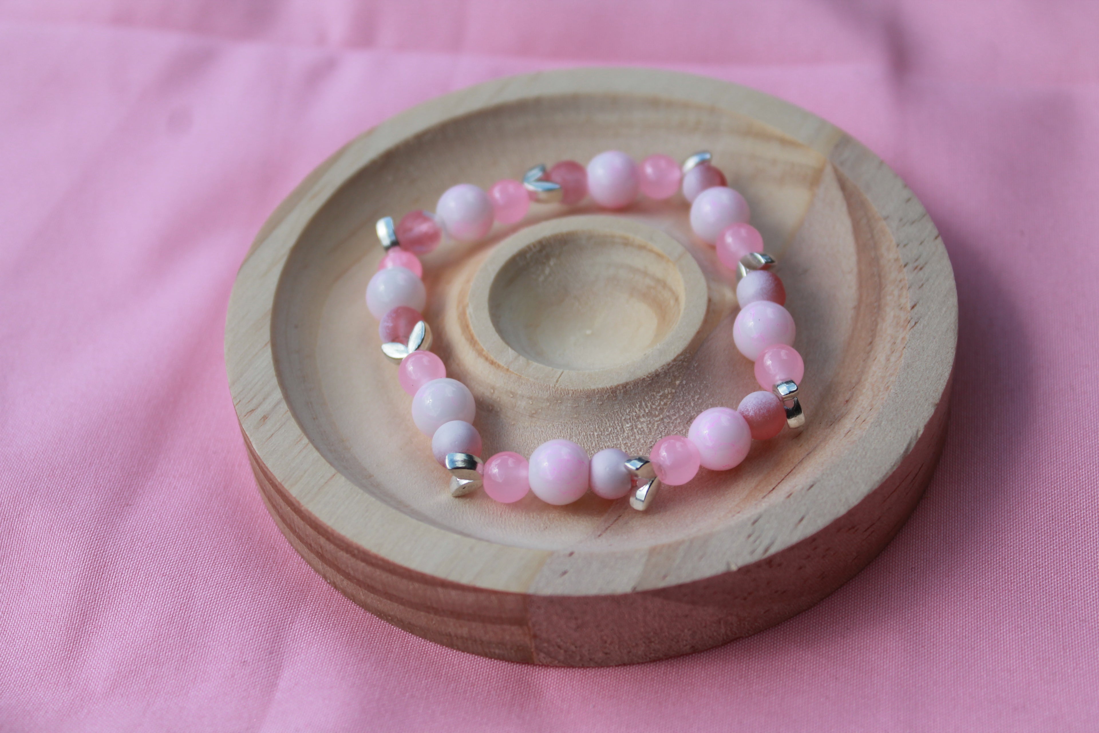 Handmade Beaded Bracelets | Colourful Crystal Gemstone Stretch Jewellery