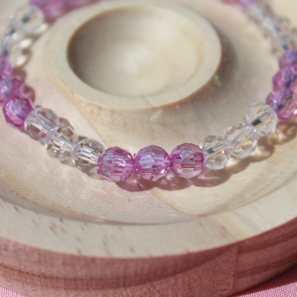 Handmade Beaded Bracelets | Colourful Crystal Gemstone Stretch Jewellery