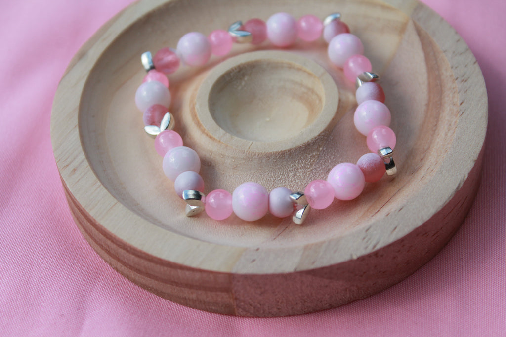 Handmade Beaded Bracelets | Colourful Crystal Gemstone Stretch Jewellery