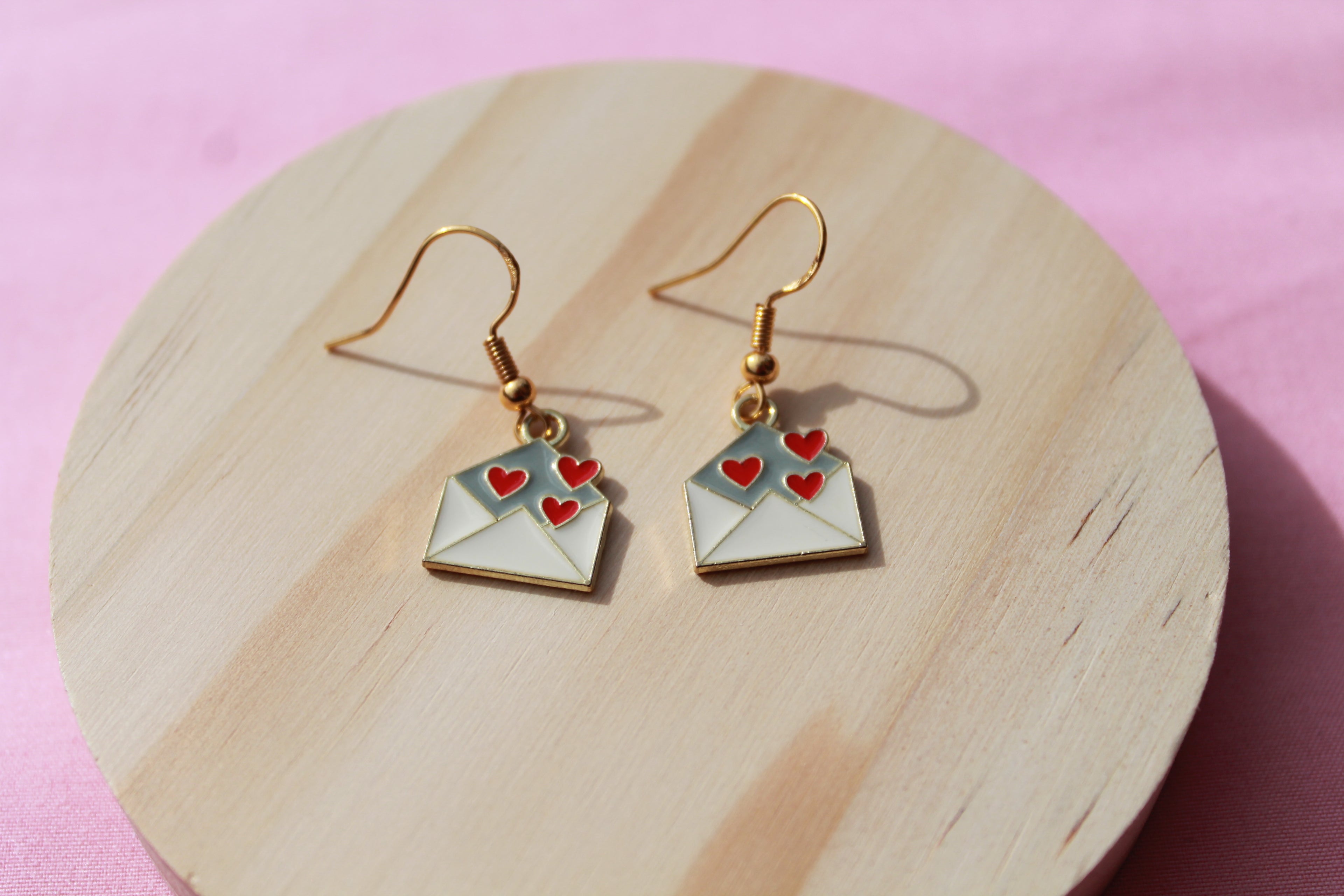 Love Letter Envelope Earrings